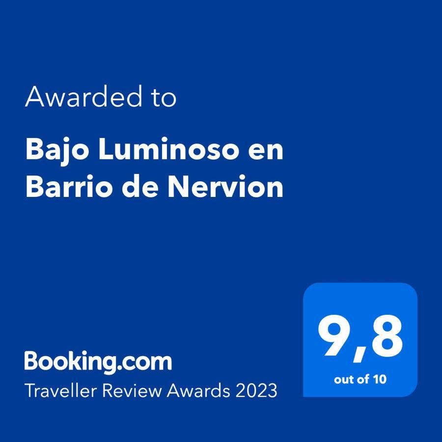 Appartamento Bajo Luminoso En Barrio De Nervion Siviglia Esterno foto